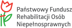 Logo: Państwowy Fundusz Rehabilitacji Osób Niepełnosprawnych